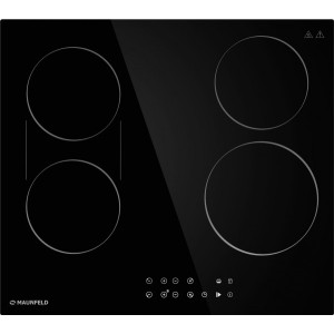 Электрическая варочная панель Maunfeld CVCE594BDBK Black включена