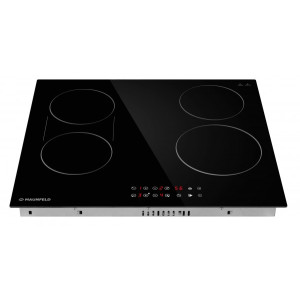 Электрическая варочная панель Maunfeld CVCE594BDBK Black вид спереди