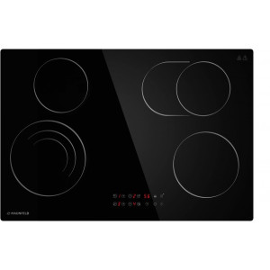 Электрическая варочная панель Maunfeld CVCE774SMTBK Black включенная