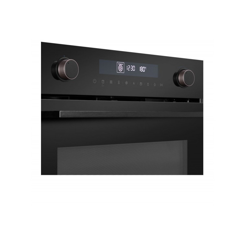 Электрический духовой шкаф Maunfeld MEOR7217DMB2 Black панель