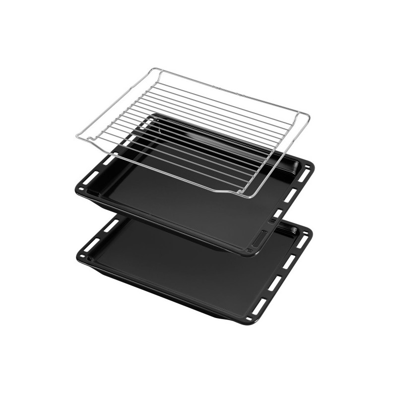 Электрический духовой шкаф Maunfeld MEOR7217DMB2 Black комплектация