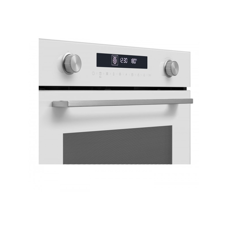 Электрический духовой шкаф Maunfeld MEOR7217DMW White панель