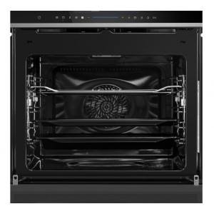 Электрический духовой шкаф Maunfeld MEOR7217SMB Black/Inox вид внутри