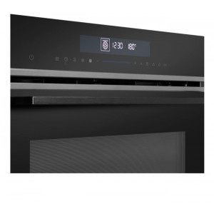 Электрический духовой шкаф Maunfeld MEOR7217SMB Black/Inox панель