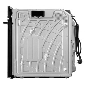 Электрический духовой шкаф Maunfeld MEOR7217SMB Black/Inox вид сбоку