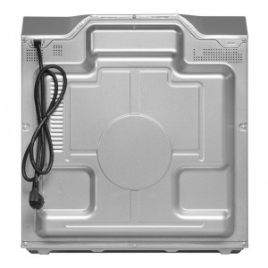 Электрический духовой шкаф Maunfeld MEOR7217SMB Black/Inox вид сзади