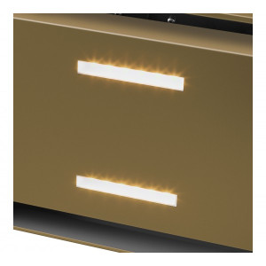 Вытяжка Maunfeld Bath Plus 402 Gold подсветка