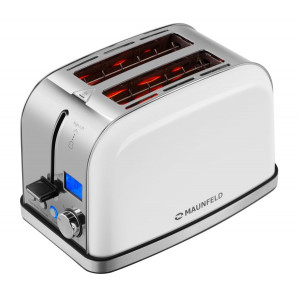 Тостер Maunfeld MF-821WH сбоку