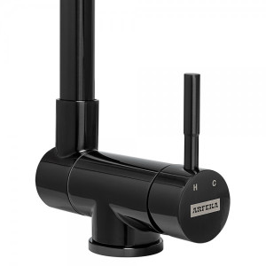 Смеситель Arfeka AF FSS304 графит рычаг