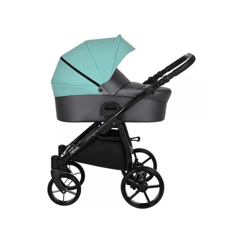 Универсальная коляска Tutis Novo 2в1 Antracite Metalic/Mint сбоку