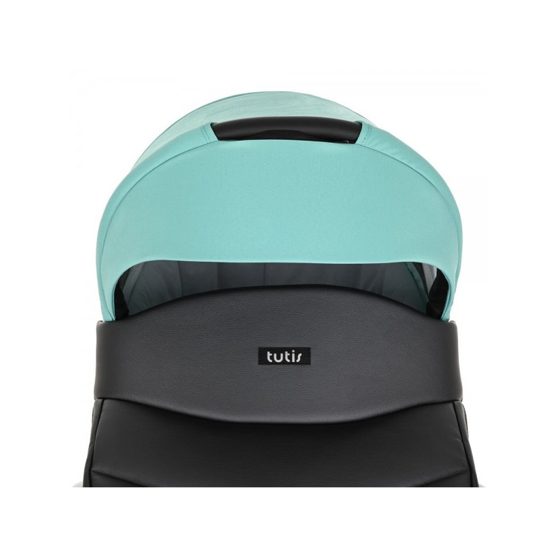 Универсальная коляска Tutis Novo 2в1 Antracite Metalic/Mint капюшон