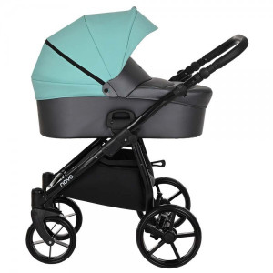 Универсальная коляска Tutis Novo 2в1 Antracite Metalic/Mint сбоку