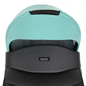 Универсальная коляска Tutis Novo 2в1 Antracite Metalic/Mint капюшон