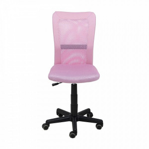 Кресло компьютерное AksHome Tempo розовый вид спереди