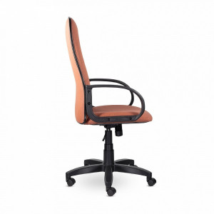 Кресло компьютерное UTFC Эльф В бежево-коричневый вид сбоку