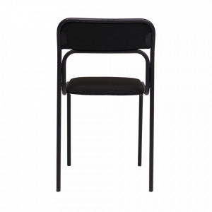 Стул офисный UTFC Аскона BL C11 черный вид сзади