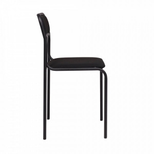 Стул офисный UTFC Аскона BL C11 черный вид сбоку