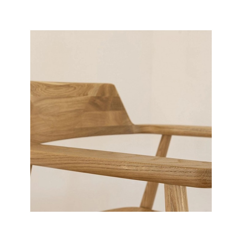 Стул ПМЦ Самурай дуб натуральный подлокотник