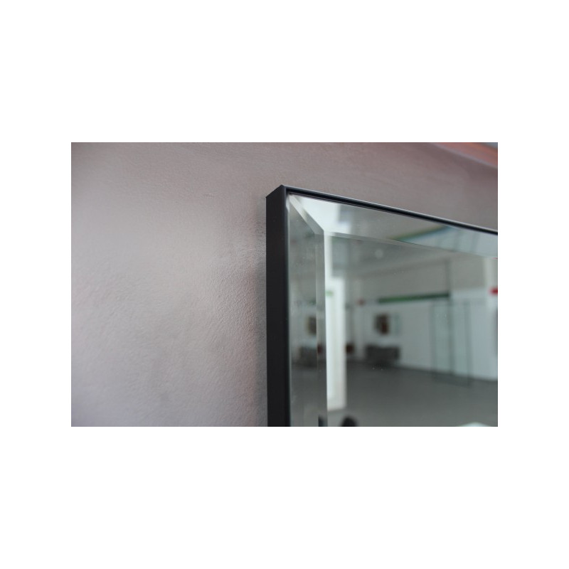 Зеркало Benetto Белладжио 100x80 черный профиль