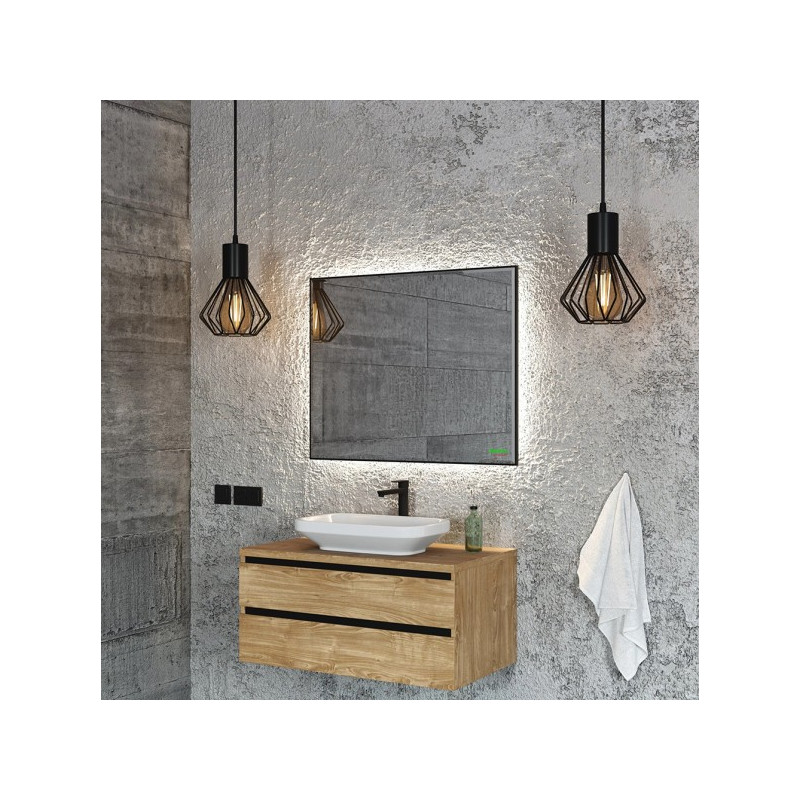 Зеркало Benetto Позитано 80x70 в интерьере