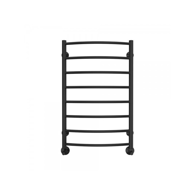 Полотенцесушитель Terminus Классик П8 500х800 НП (1/2") черный вид спереди