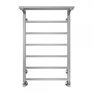 Полотенцесушитель Terminus Контур П7 500х800 НП (1/2") с полочкой вид спереди