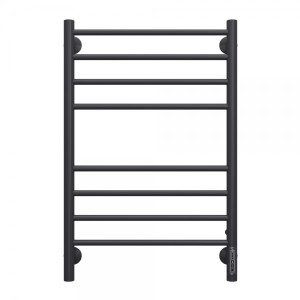 Полотенцесушитель Terminus Аврора электро КС П8 500х800 НП черный матовый вид спереди