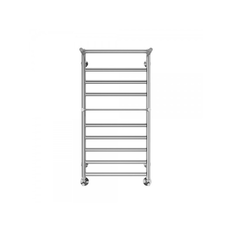 Полотенцесушитель Terminus Хендрикс П10 500х1000 НП (1/2") с 2 полочками вид  спереди