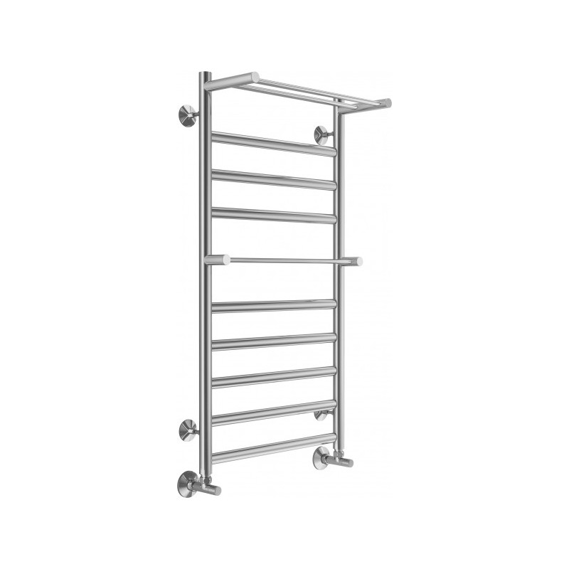 Полотенцесушитель Terminus Хендрикс П10 500х1000 НП (1/2") с 2 полочками