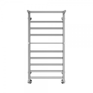 Полотенцесушитель Terminus Хендрикс П10 500х1000 НП (1/2") с 2 полочками вид  спереди