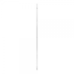 Полотенцесушитель Terminus Стойка электро Uno профиль 1600 белый матовый вид спереди