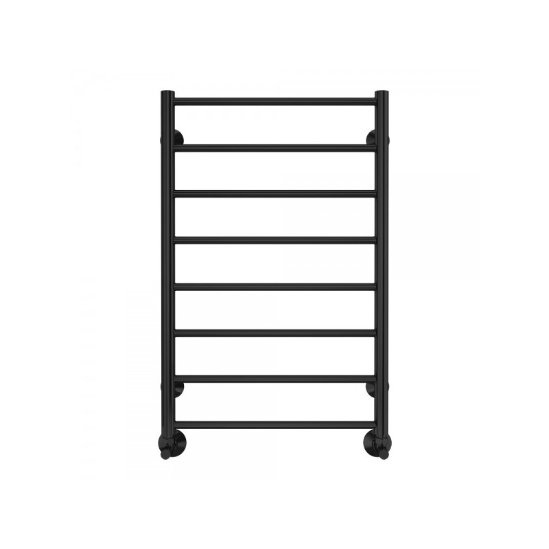 Полотенцесушитель Terminus Аврора П8 500x800 НП (1/2") черный вид спереди