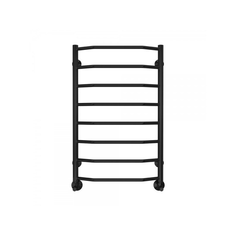 Полотенцесушитель Terminus Виктория П8 500х800 НП (1/2") черный спереди