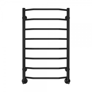 Полотенцесушитель Terminus Виктория П8 500х800 НП (1/2") черный спереди