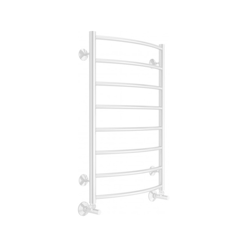 Полотенцесушитель Terminus Классик П8 500х800 НП (1/2") белый