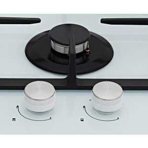 Газовая варочная панель Akpo PGA 302 FGC White панель управления