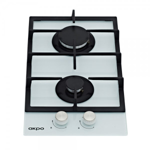 Газовая варочная панель Akpo PGA 302 FGC White вид спереди