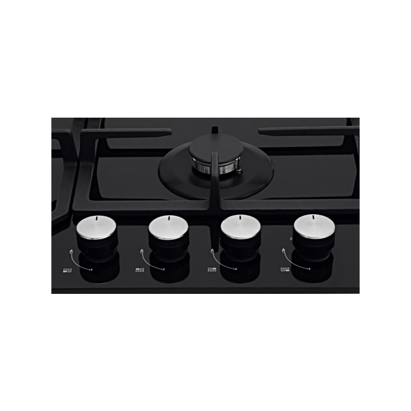 Газовая варочная панель Akpo PGA 604 FGC Black панель управления