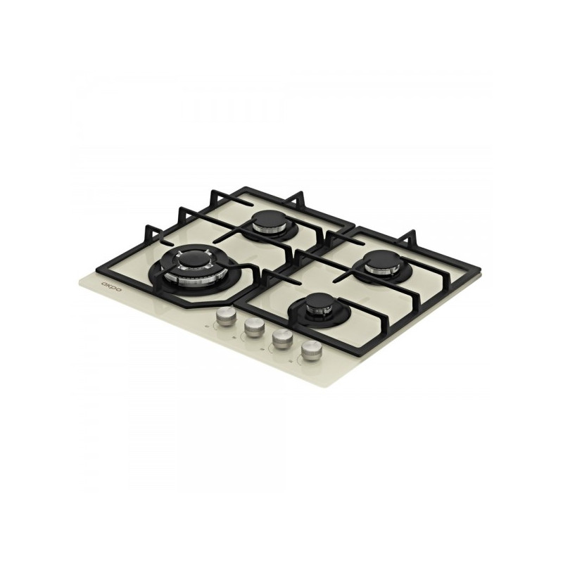 Газовая варочная панель Akpo PGA 604 FGC Ivory вид сбоку