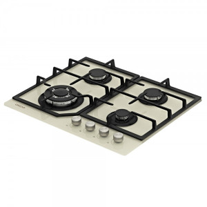 Газовая варочная панель Akpo PGA 604 FGC Ivory вид сбоку