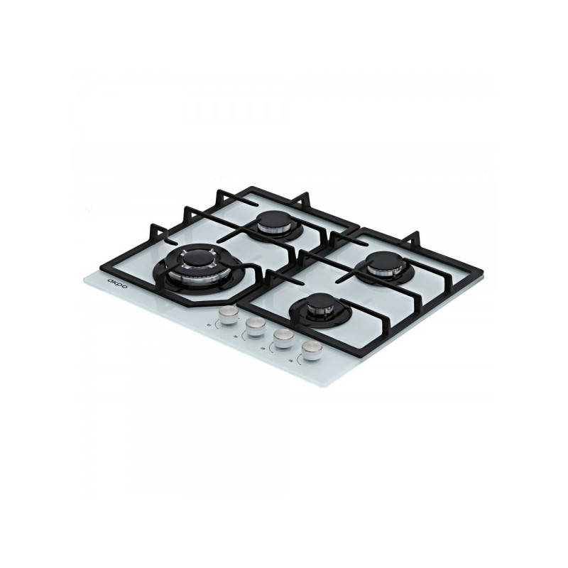 Газовая варочная панель Akpo PGA 604 FGC White вид сбоку