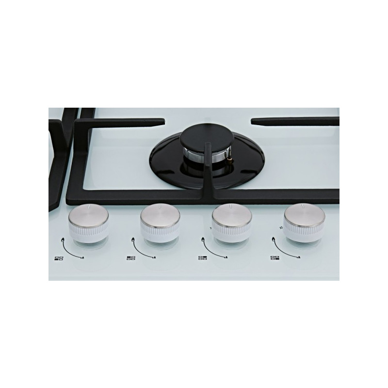 Газовая варочная панель Akpo PGA 604 FGC White панеьл управления