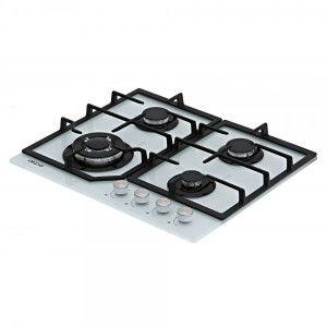 Газовая варочная панель Akpo PGA 604 FGC White вид сбоку