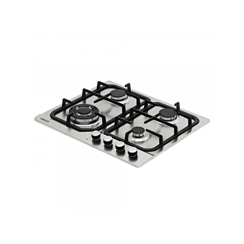 Газовая варочная панель Akpo PGA 604 FXC Inox вид сбоку