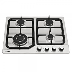 Газовая варочная панель Akpo PGA 604 FXC Inox ви
