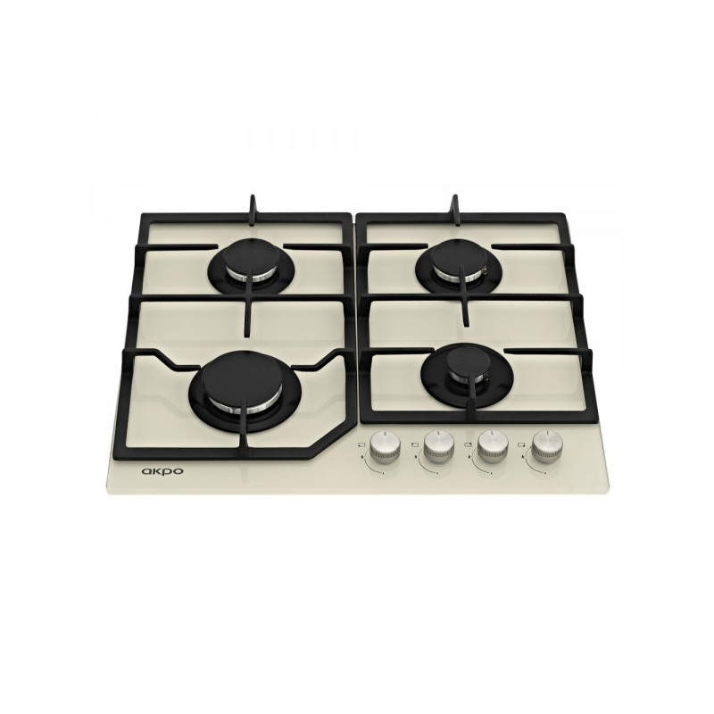 Газовая варочная панель Akpo PGA 604 LGC Ivory вид спереди