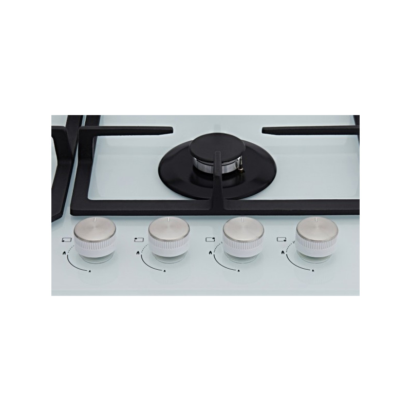 Газовая варочная панель Akpo PGA 604 LGC White панель управления