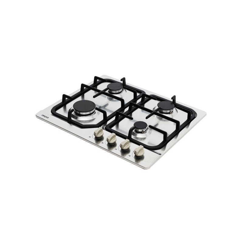 Газовая варочная панель Akpo PGA 604 LXC Inox вид сбоку