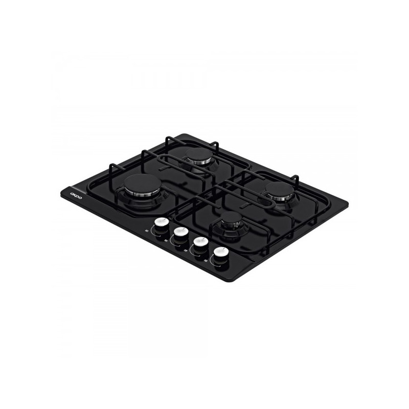 Газовая варочная панель Akpo PGA 604 LXE-2 Black вид сбоку