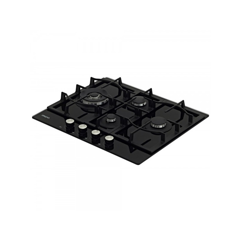 Газовая варочная панель Akpo PGA 604 VGC-T Black вид сбоку